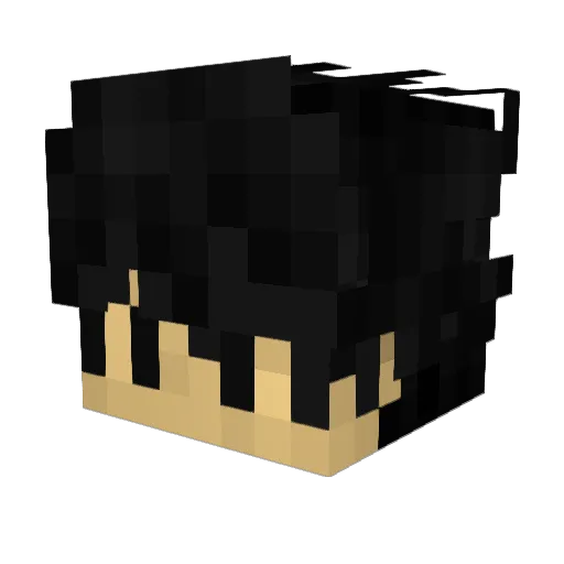 lykan Minecraft avatar head, 3D render