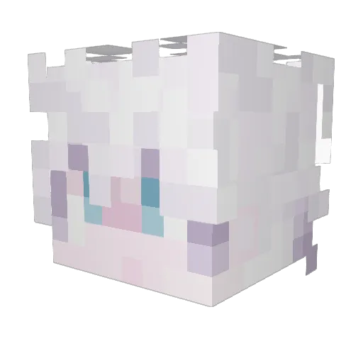 lykentrist Minecraft avatar head, 3D render