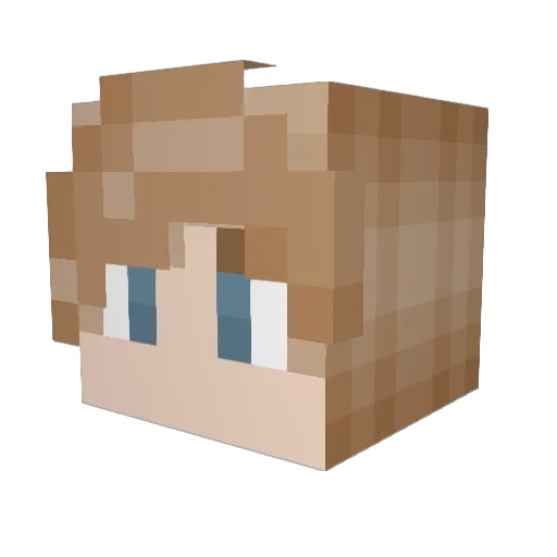 Minecraft-Avatar von lykkeridderen: Kopf als 3D-Render