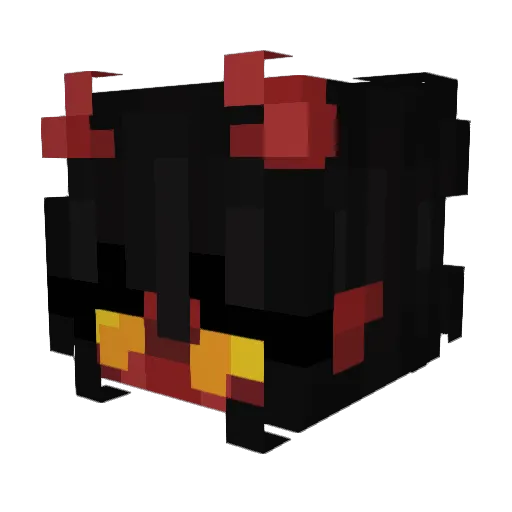 lykog Minecraft avatar head, 3D render