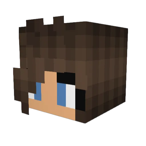 lyla9009 Minecraft avatar head, 3D render