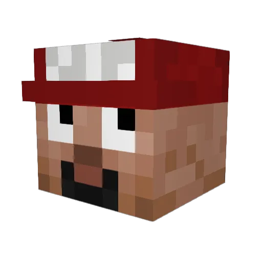 lyleham Minecraft avatar head, 3D render