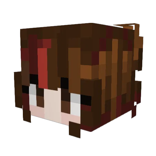 lylisoul Minecraft avatar head, 3D render
