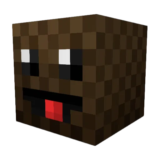 lyln Minecraft avatar head, 3D render