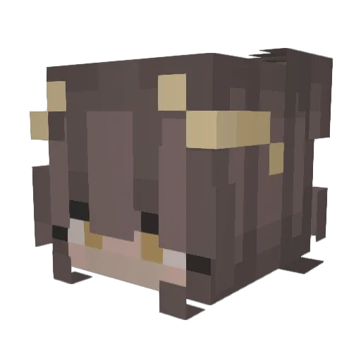 lylynxx Minecraft avatar head, 3D render