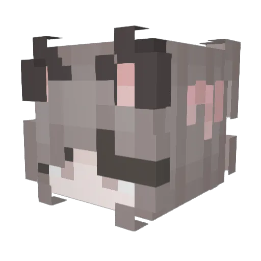 lymsnd Minecraft avatar head, 3D render