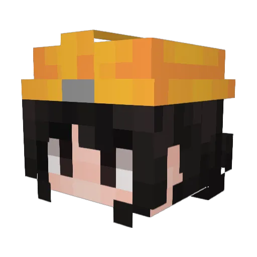 lynfrvr Minecraft avatar head, 3D render