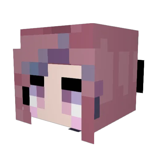 lynision Minecraft avatar head, 3D render