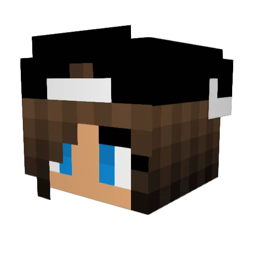 lynnd1st Minecraft avatar head, 3D render