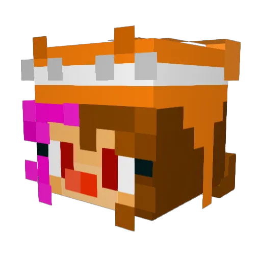lynne_mp3 Minecraft avatar head, 3D render