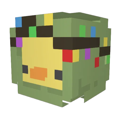 lyntdust Minecraft avatar head, 3D render