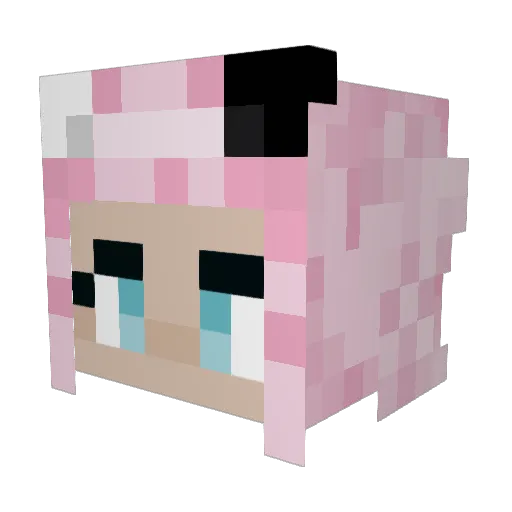 lyoko_is_great Minecraft avatar head, 3D render