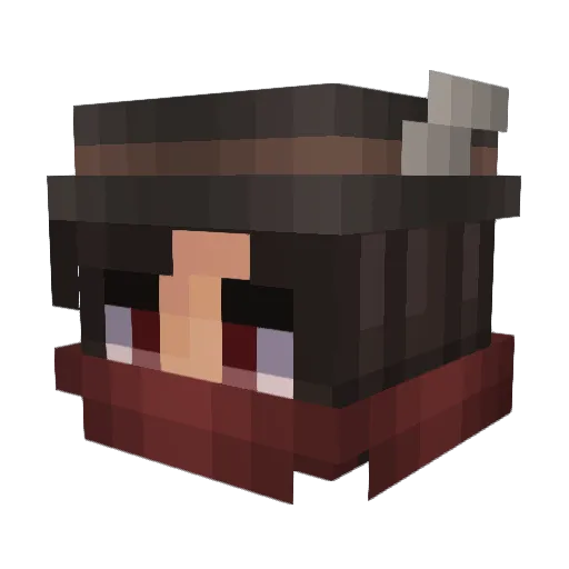 lyph4a Minecraft avatar head, 3D render