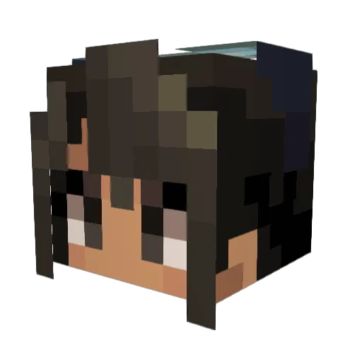 lyr_ae Minecraft avatar head, 3D render
