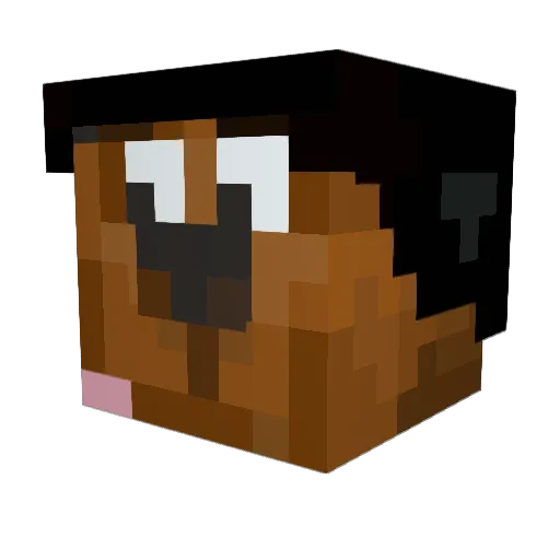 lyraawr Minecraft avatar head, 3D render
