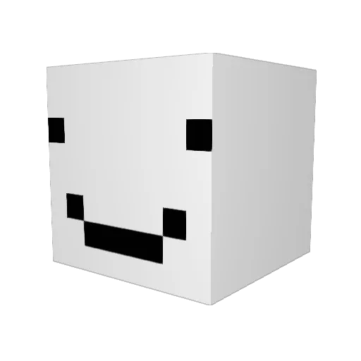 lyricolody Minecraft avatar head, 3D render