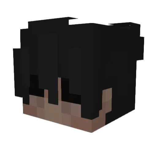 lyrixrl Minecraft avatar head, 3D render