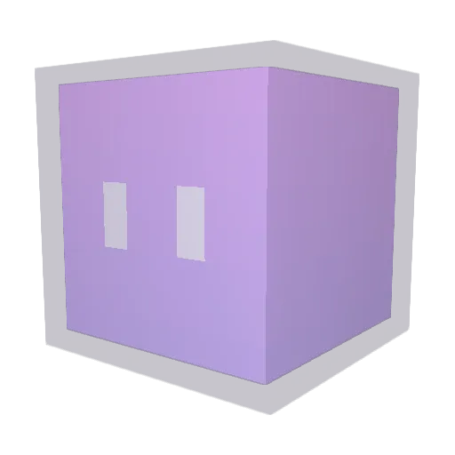 lys3rgic Minecraft avatar head, 3D render