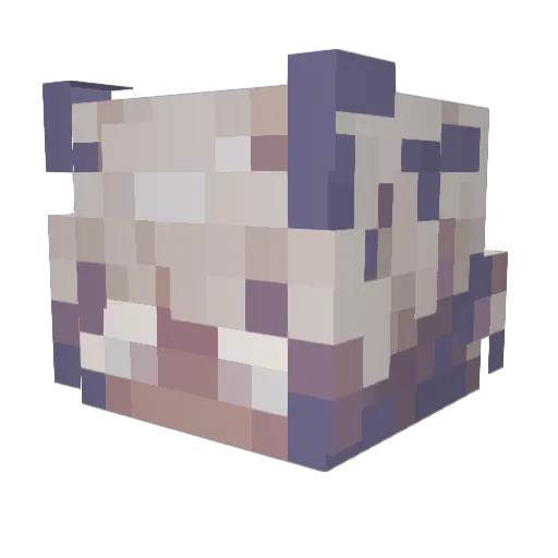 lysandryl Minecraft avatar head, 3D render