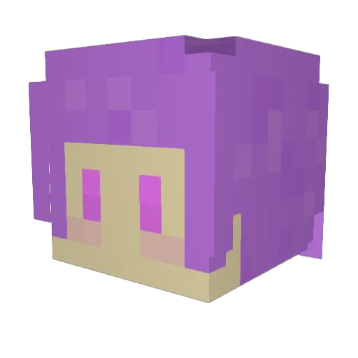 lysorm Minecraft avatar head, 3D render