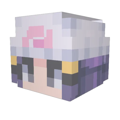 lyssakelly0210 Minecraft avatar head, 3D render