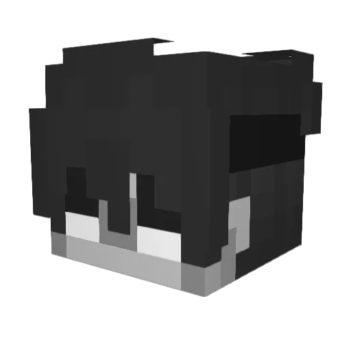 lysyarab Minecraft avatar head, 3D render