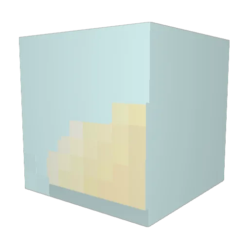 lytell Minecraft avatar head, 3D render