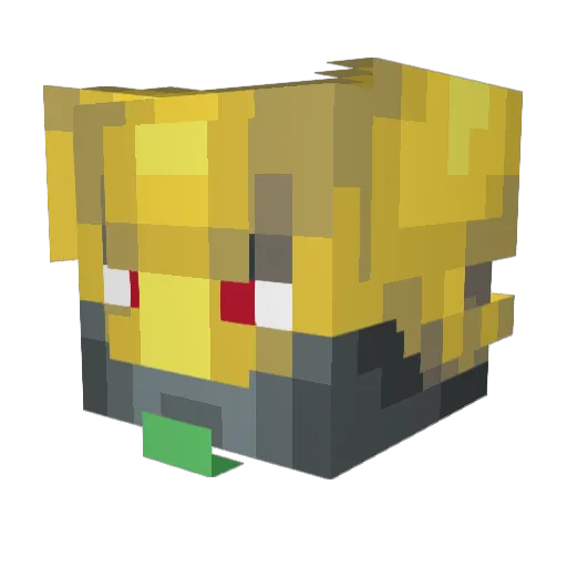lythhh Minecraft avatar head, 3D render