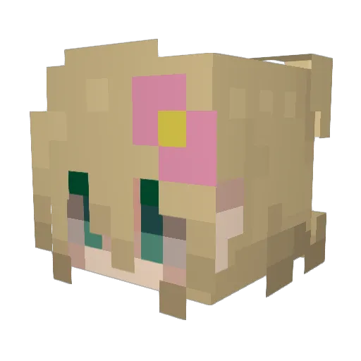 lytorosho Minecraft avatar head, 3D render