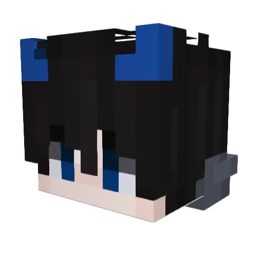 lyvwiz Minecraft avatar head, 3D render