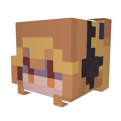 lyxrite Minecraft avatar head, 3D render
