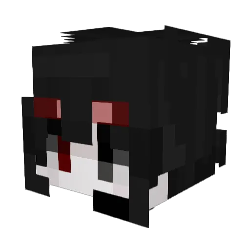 lzh_888 Minecraft avatar head, 3D render