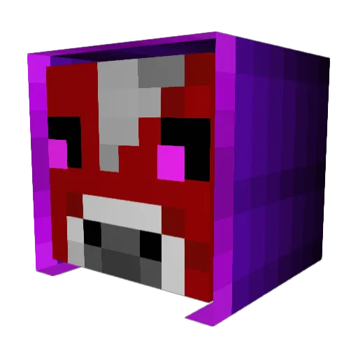 lzopod Minecraft avatar head, 3D render