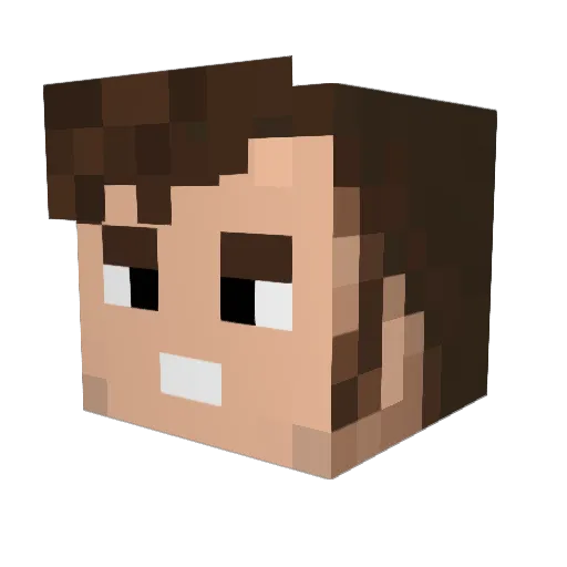 lzrhdshrk Minecraft avatar head, 3D render