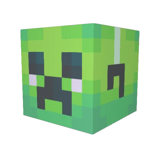lzur0 Minecraft avatar head, 3D render