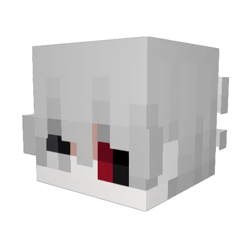 lzxyyds Minecraft avatar head, 3D render