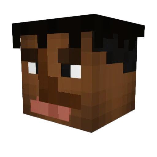 lzzScrenzzZ Minecraft avatar head, 3D render