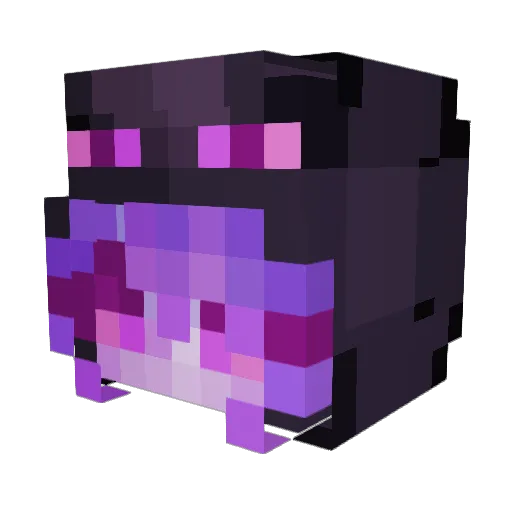 m00don Minecraft avatar head, 3D render