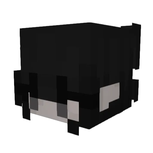 m00mlxght Minecraft avatar head, 3D render