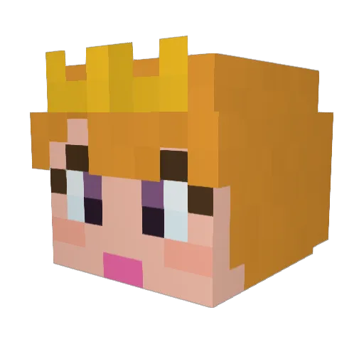 m00ndog Minecraft avatar head, 3D render