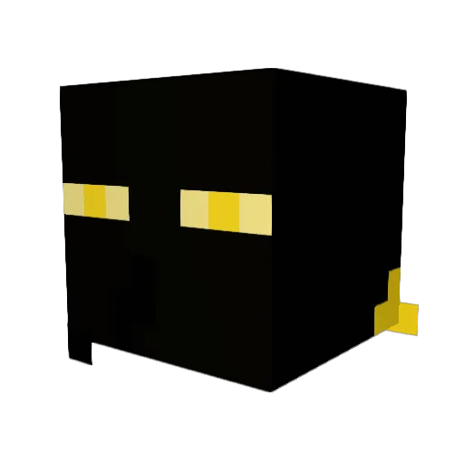m00nky Minecraft avatar head, 3D render