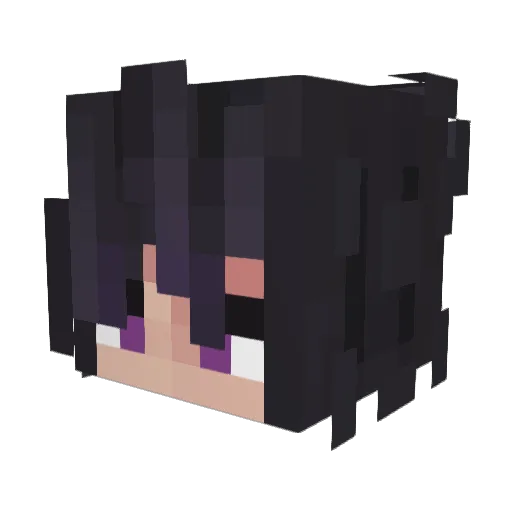 m049909 Minecraft avatar head, 3D render