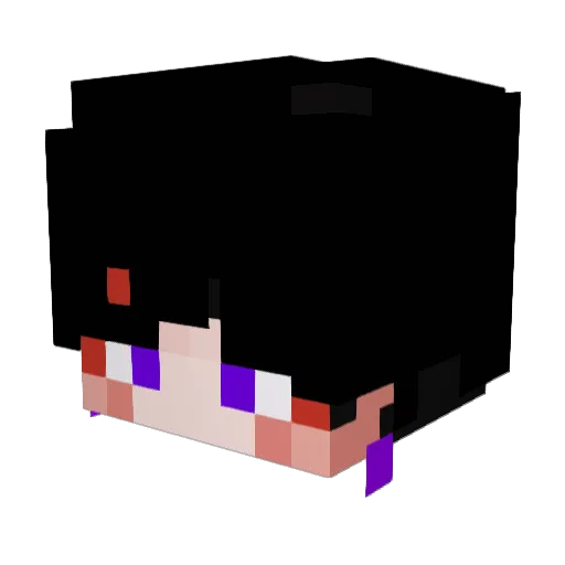 m090511 Minecraft avatar head, 3D render
