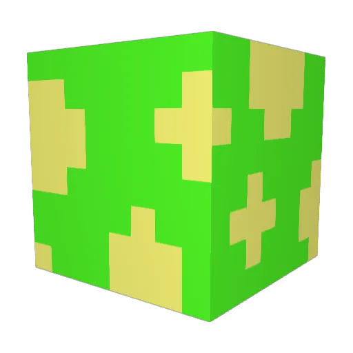 m0gu Minecraft avatar head, 3D render