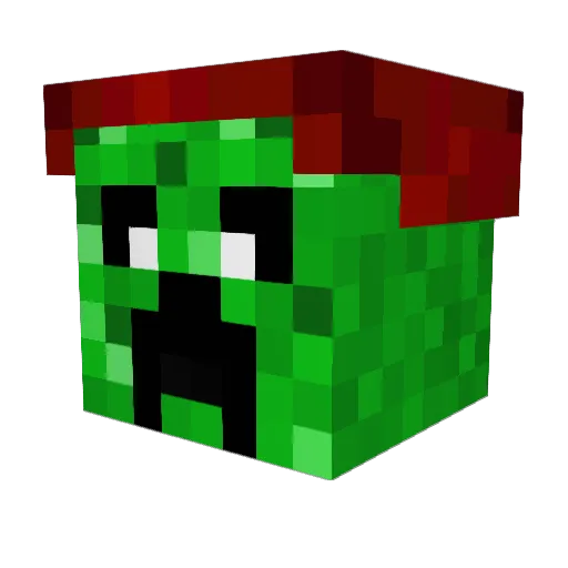 m0jangminer Minecraft avatar head, 3D render