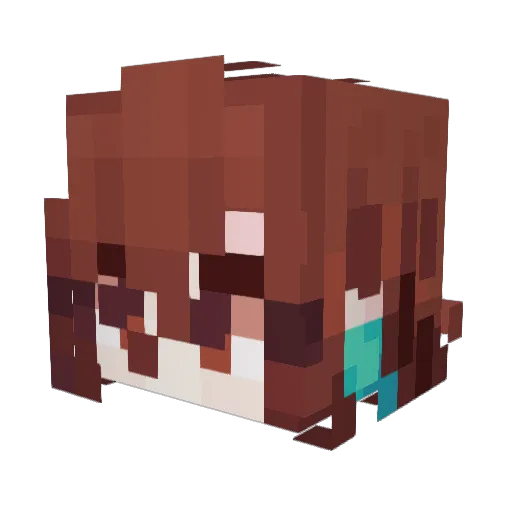 m0ldyb0ng Minecraft avatar head, 3D render