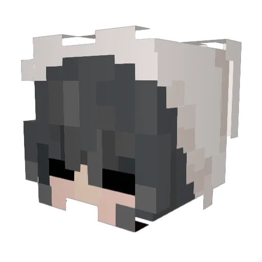 m0nsi0n Minecraft avatar head, 3D render