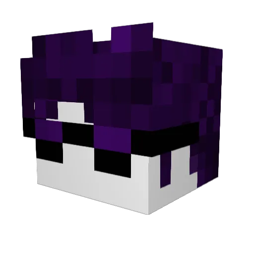 m0nst3rm0d Minecraft avatar head, 3D render