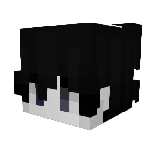 m0ntch Minecraft avatar head, 3D render