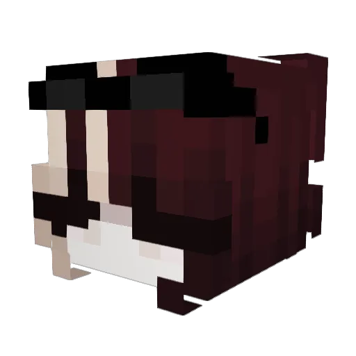 m0ochi Minecraft avatar head, 3D render